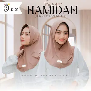 Dea hijab / Bergo Hamidah Size S Jersey Premium / Hijab instan