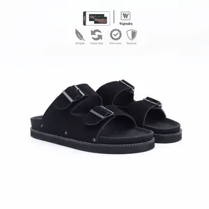 Wajendra - Banda Black - Sandal Casual Pria