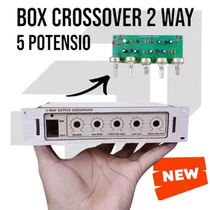 Box Mini Crossover 2 Way 5 Potensio Miniatur Crossover