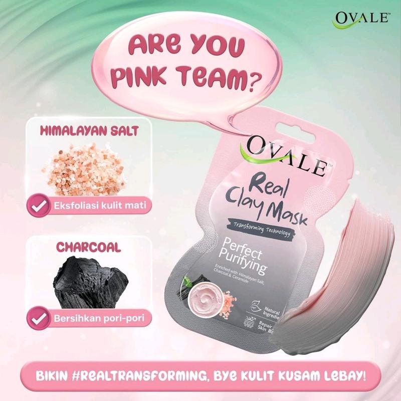 OVALE Real Clay Mask Sachet / Tube 5
