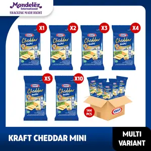 Kraft Cheddar 30g, Keju Cheddar Olahan