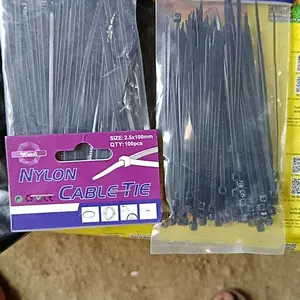 Kabel Ties / Tali ties / tali krek hitam 10 cm / 15 cm / 20 cm / 25 cm / 30 cm