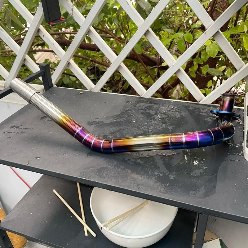 Cổ pô titan cho dòng xe vario 2017-2024 -click   Size 27 (tăng khâu )