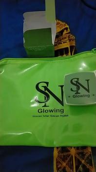 Product Review of CREAM SIANG SUNSCREEN SN GLOWING Memutihkan Wajah Mencerahkan from n**6 1