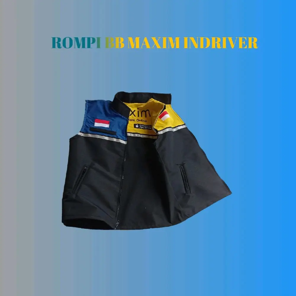 Rompi BB INDRIVER MXIM warna Biru Kuning Hitam