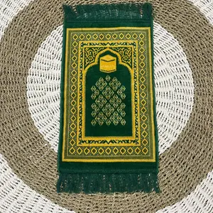 Sajadah anak travel bludru tebal ukuran kecil