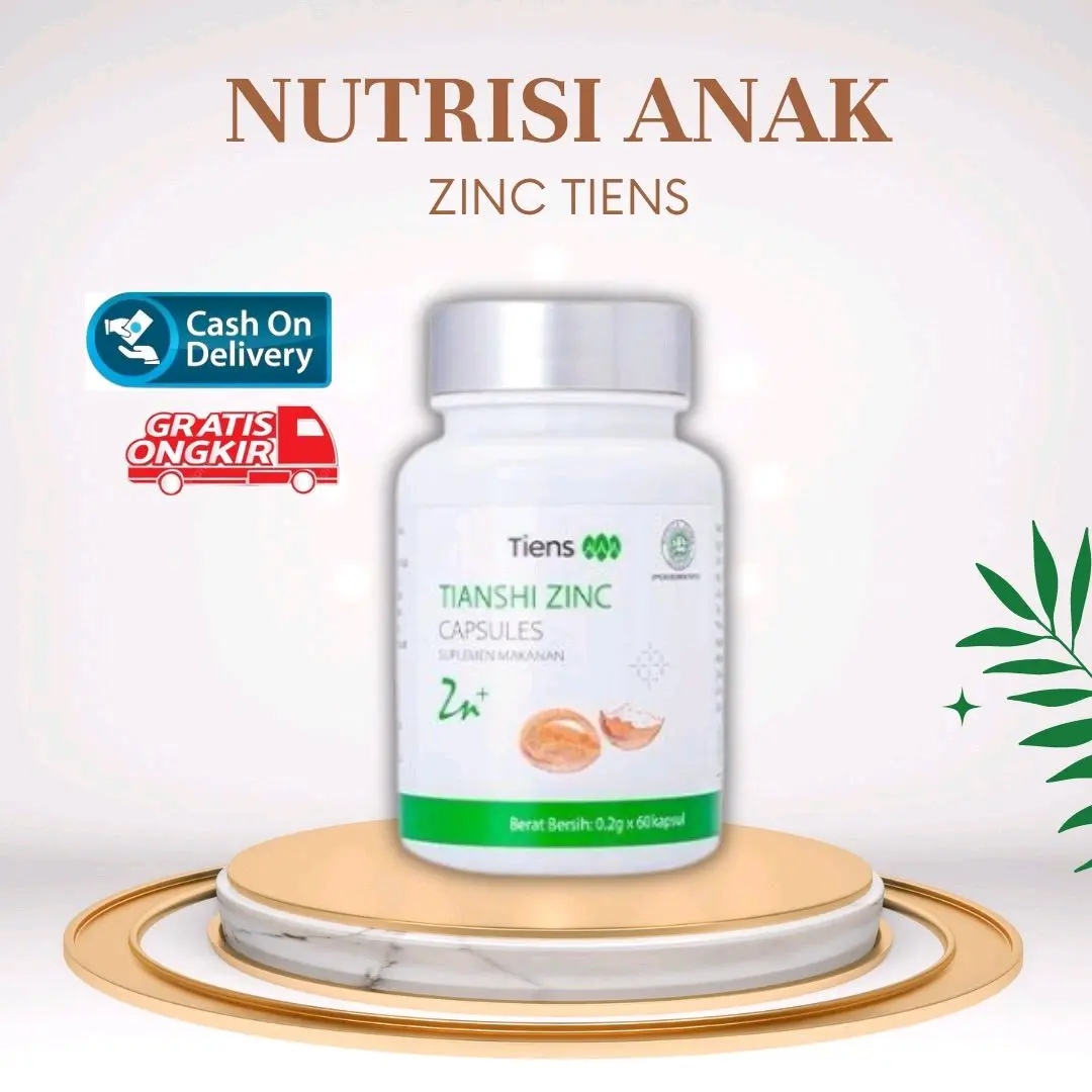 makanan nafsu Tiens Zinc Capsules - Nutrisi Anak Kecil dan Dewasa - Membantu Mencerdaskan Anak dan Membantu GTM Anak - Zinc lactate - Nutrisi Peninggi Anak vitamin vitamin  d3  k2