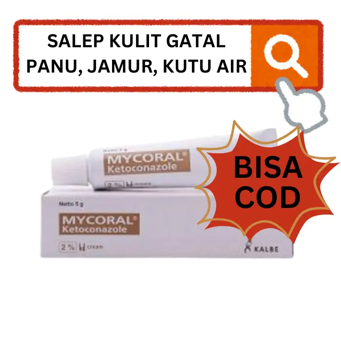Mycoral Salep Gatal Merah Ruam Gatel Putih Salep Jamur Panu Putih Gatal Kurap 2