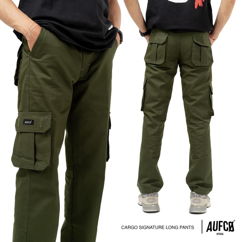 AUFCO Celana Cargo Panjang Basic Slimfit Model 2
