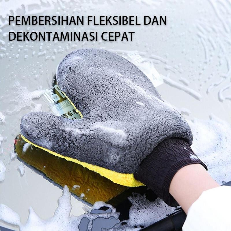 [Gaode] Lap Kain microfiber multifungsi cocok untuk mobil motor kaca serbaguna mudah serap air 30x30CM Aksesoris Car Kendaraan Cleaning 1