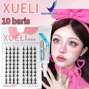 Hera Diary Bulu Mata Palsu Douyin Look Bulumata Individual Cosplay Doll Look 10-13mm 10 Baris Trilogy Bulu Mata Palsu Eyelash Extension Riasan Mata Palsu Bulumata individual Anime Manga Cosplay COD