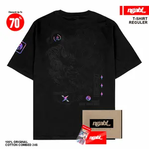 (Gratis Stiker) Ngab Kaos Baju Distro Duality Of Strength Reflective Rainbow NB242 Unisex Pria Wanita Cotton Combed 24s Digital Keren Printing