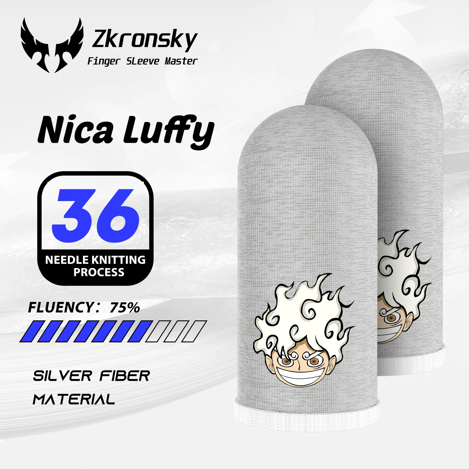 Zkronsky Nika Luffy original Gaming Finger Sleeves for mobile game One Piece
