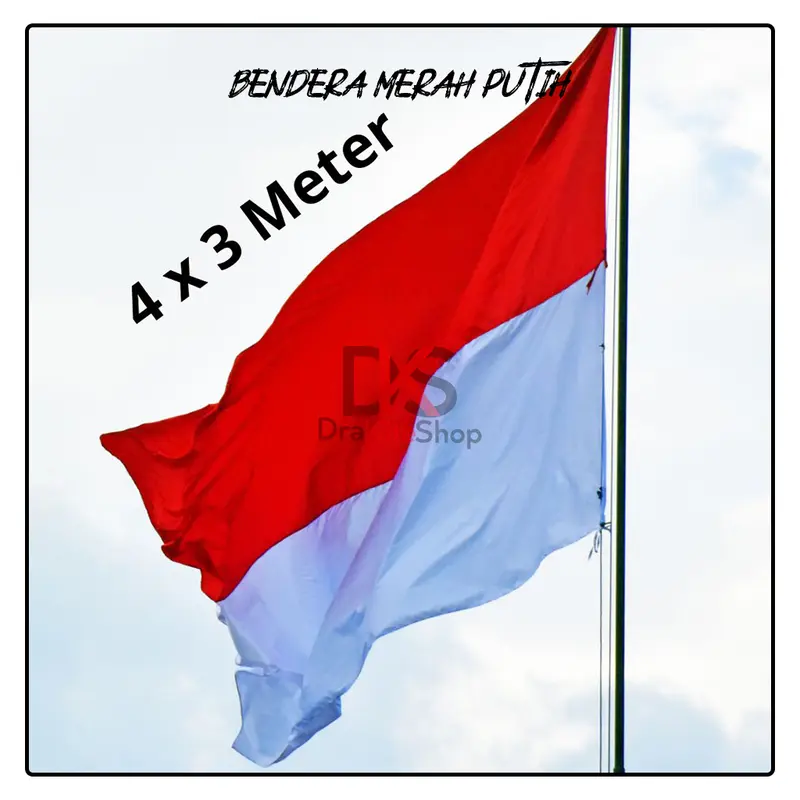 Bendera MERAH PUTIH Ukuran 4x3 meter SUPER JUMBO 0