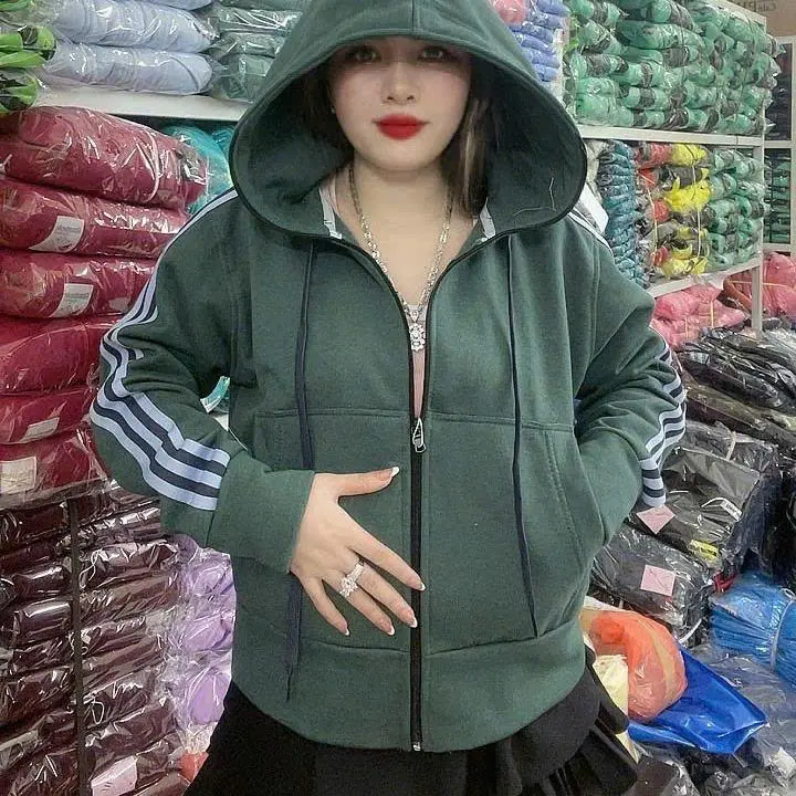 Áo khoác nỉ nón 2 lớp 4 túi dày dặn đẹp(A3)