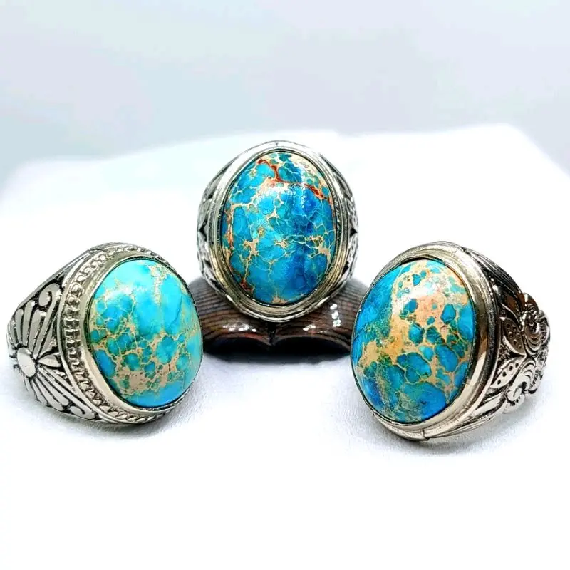 pirus NEVADA / cincin batu akik nevada dim 17-20 great A 6
