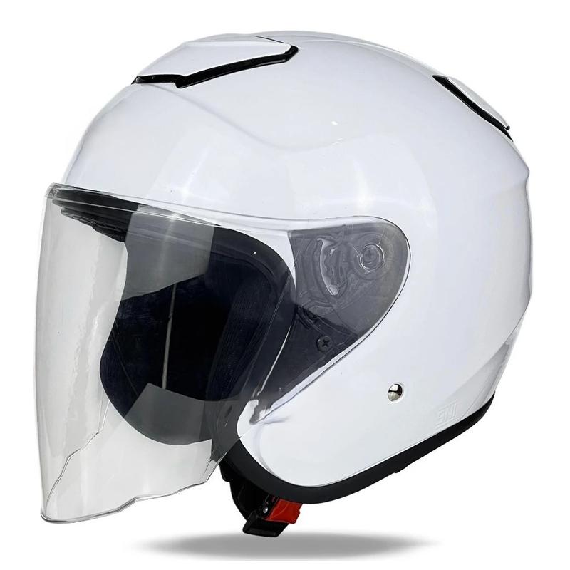 Helm MLA KYOTO Solid White Helm Half Face SNI PREMIUM Untuk Pria Dan Wanita Dewasa COD 7
