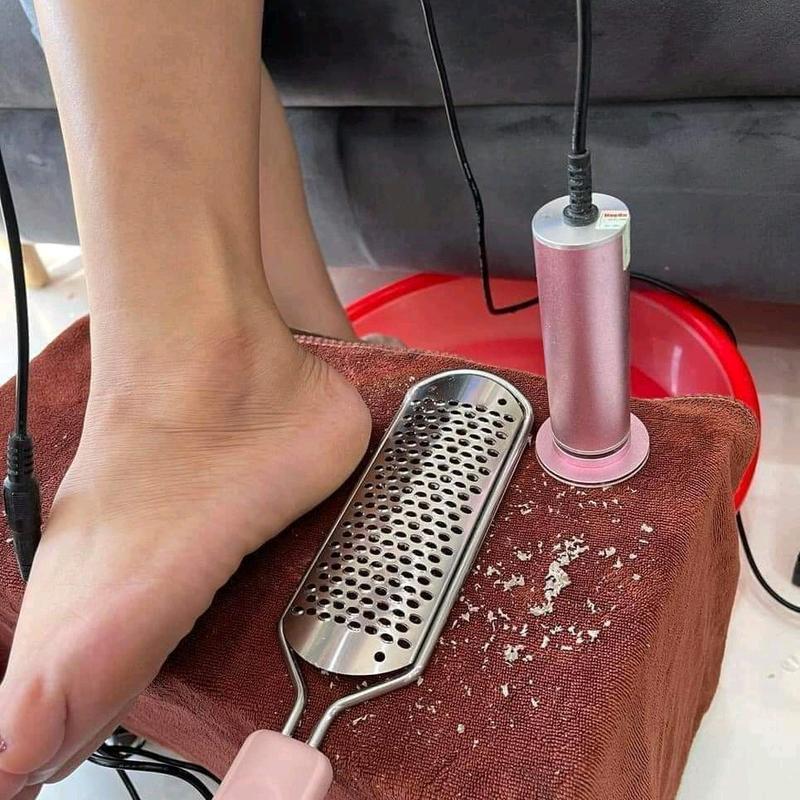 Combo đầy đủ dụng cụ trà gót chân chuyên nghiệp cho thợ nail spa 3
