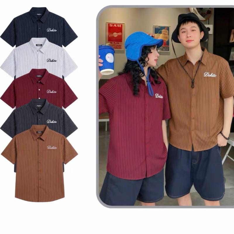 Áo Sơ Mi Nam Nữ Summer Vibes - Thiết Kế Đơn Giản Phong Cách Hiện Đại Màu Sắc Đa Dạng Phù Hợp Cho Mọi dịp Chất Liệu Thoải Mái