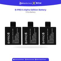 Gambar Paket 3 Baterai B-PRO 5 ALPHA EDITION AE ORIGINAL dari Brica Berrisom Kab. Tangerang 1 Tokopedia