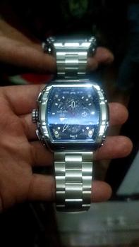 Product Review of DISKON jam tangan  !! Evans Jayden Jam Tangan Pria 9554-1 Rantai Stainless Steel Kaca Sapphire Chronograph Water Resistant 5ATM Air Bahan Watches Waterproof from A**5 0