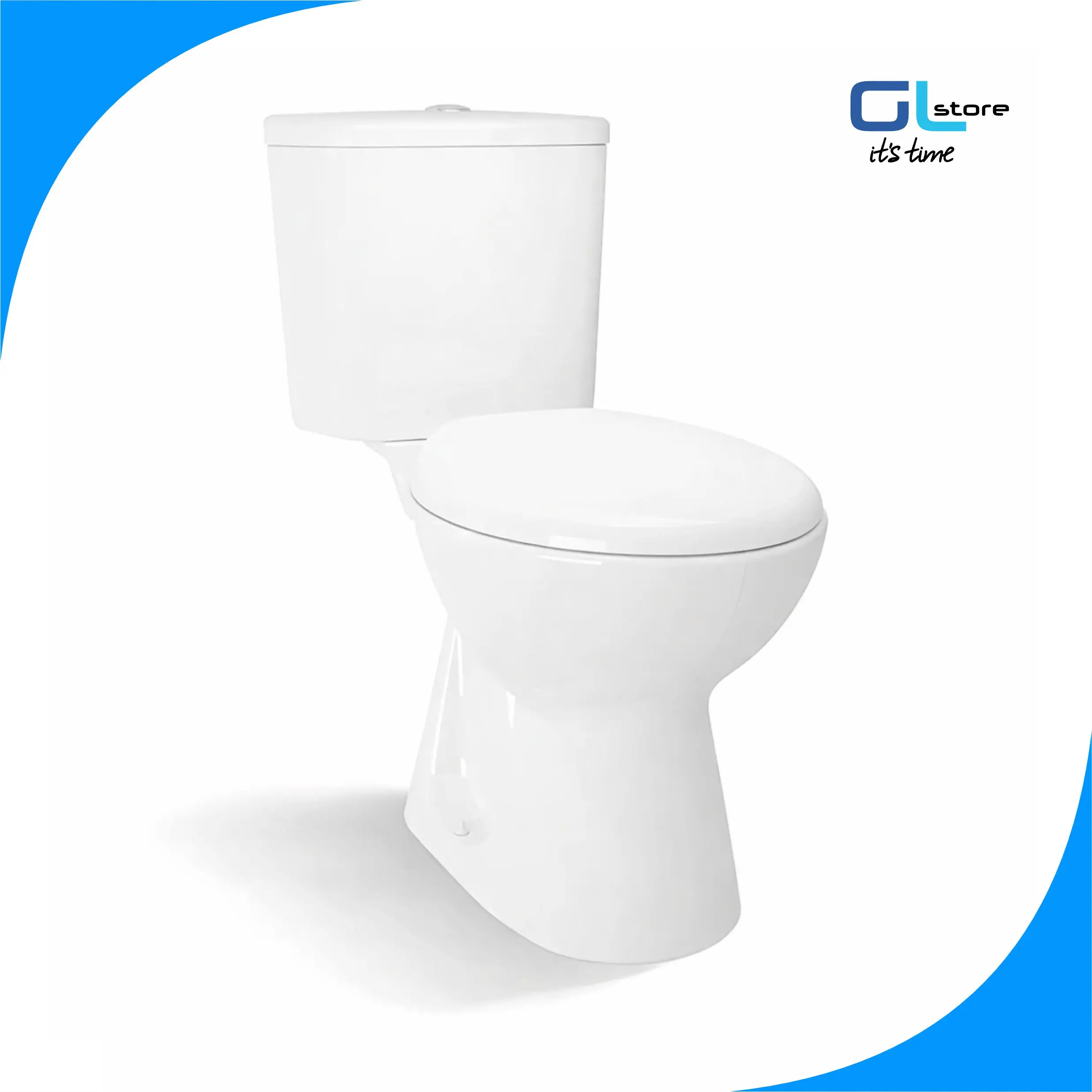 GLS - TOTO Kloset Duduk CW633 Single Flush Putih As 22 Closet Toilet Modern Two Piece CC CW 633 SW633JP