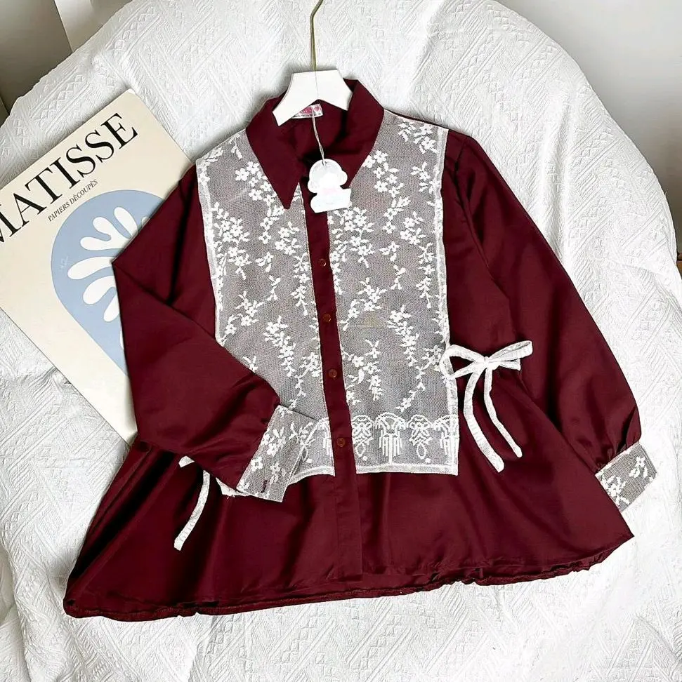 HRT. READY STOK PRODUK LOKAL SOLYA BLOUSE KATUN BRUKAT