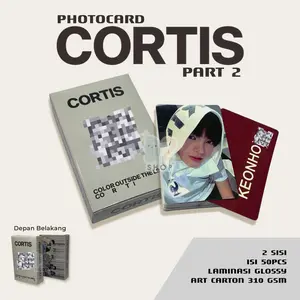 50pcs Photocard CORTIS 2 sisi Laminasi Glossy HD Kpop