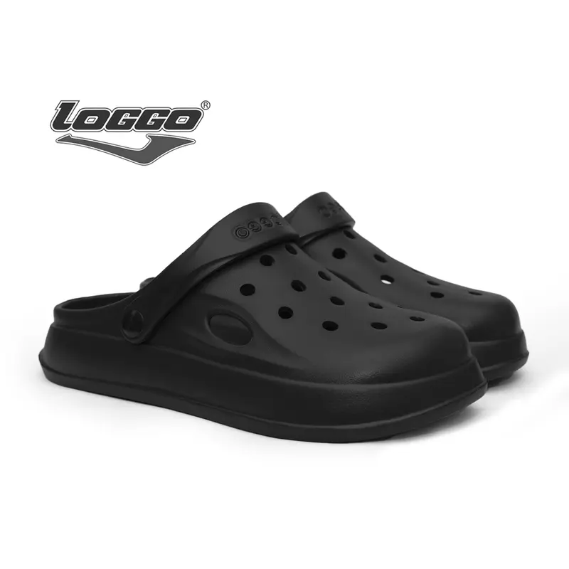 Loggo - Sandal Phylon Quartz - Sandal Clog Full Phylon warna Hitam 39-42 2