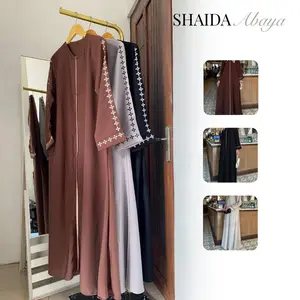 Abaya Gamis SHAIDA- GAMIS VIRAL LEBARAN 2026 Desain Elegan Bahan Nyaman
