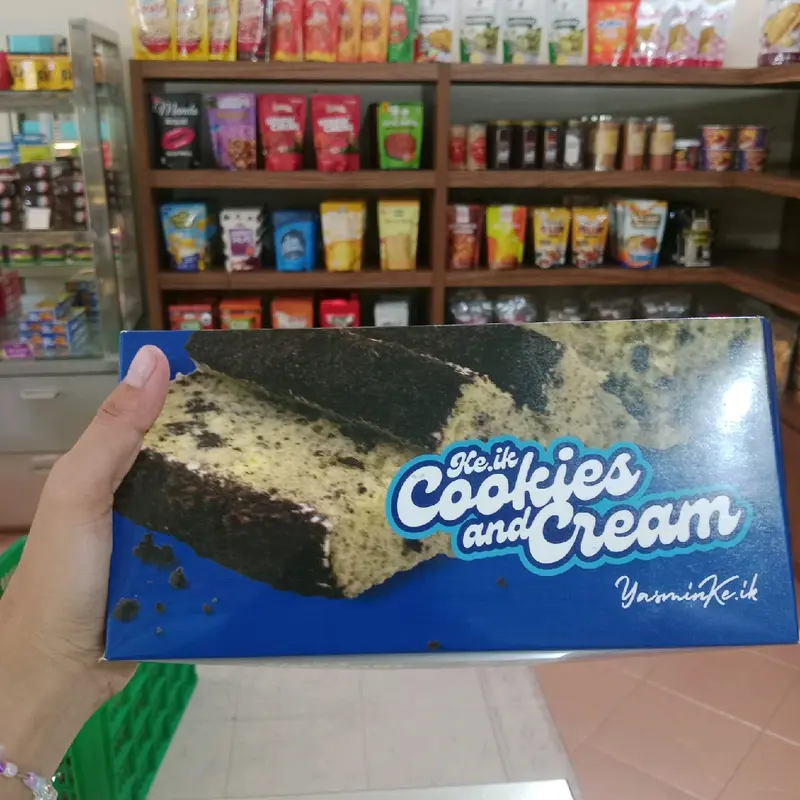 kue cookies cream oreo,keik yasmin , 400 gram Biskuit Manis Vanila Food Snack Kering 1