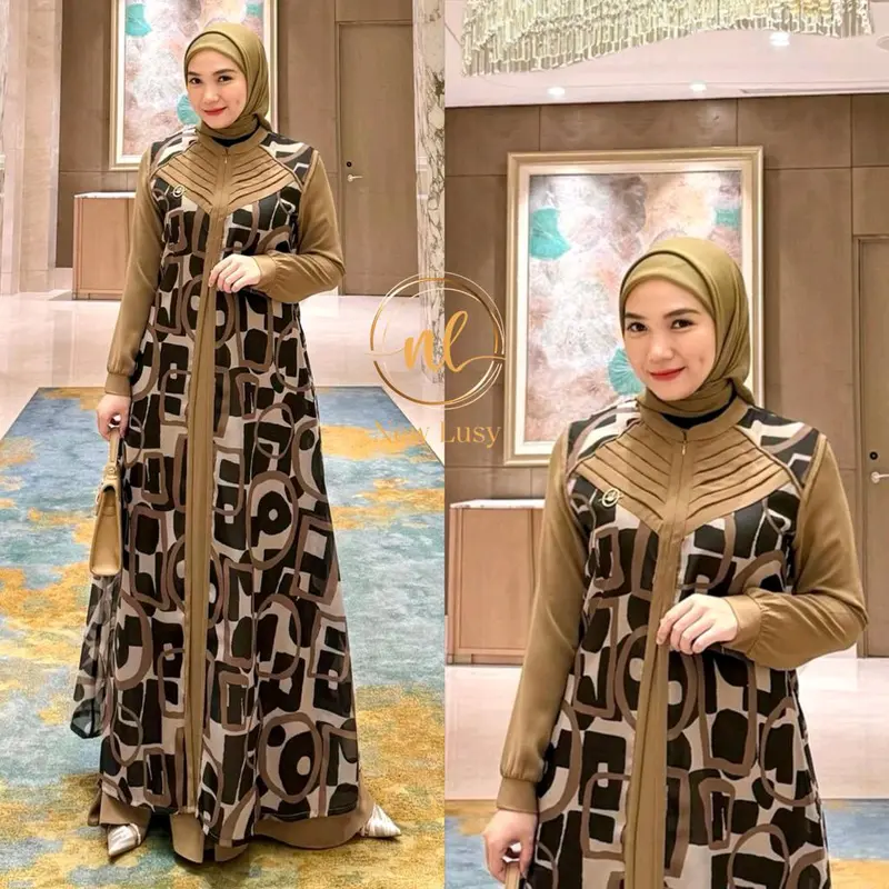 Rivoli vol.2 Dress Terbaru 2 in 1 Set Outer Elegant Original New Lusy 2