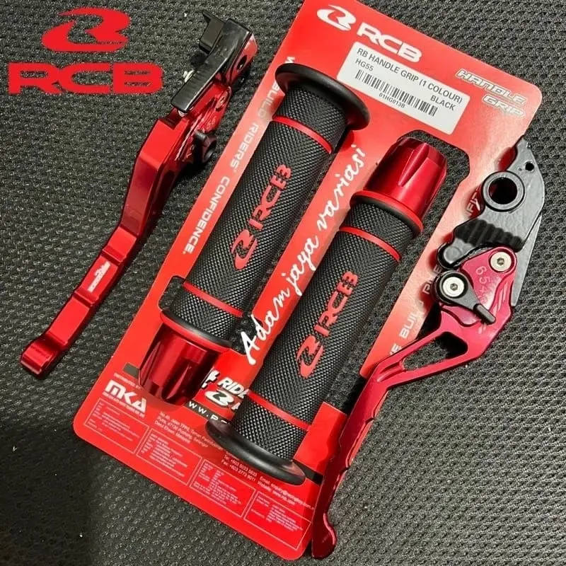 Paketan 3 Item Handgrip RCB HG55 Original + Handle Rem Setelan + Jalu Stang CNC Outdoor