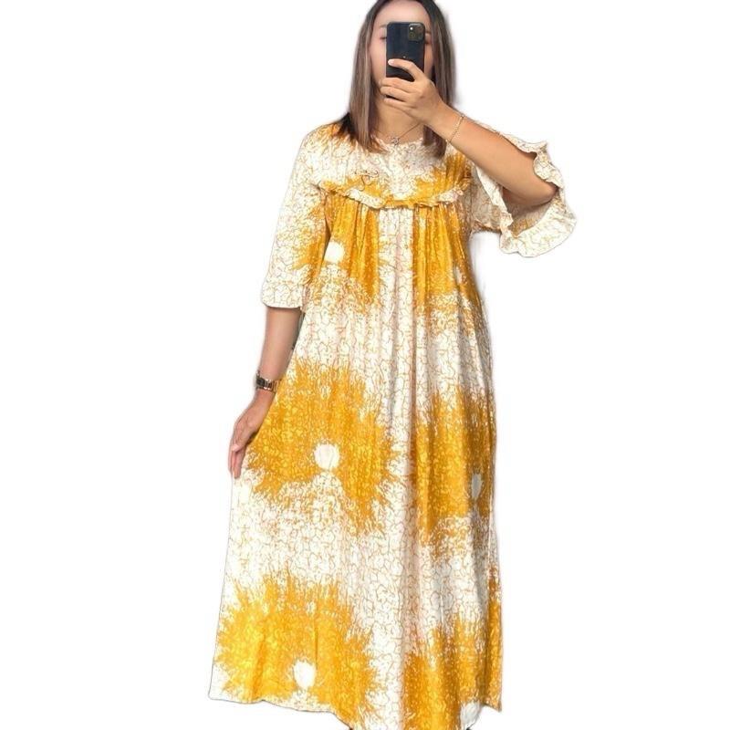 3 Pcs Daster Vania Bahan Rayon Wanita Busui Bumil Dress Motif 4
