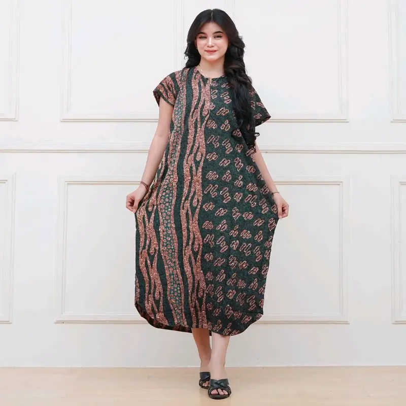 DASTER SALUR LOWO JUMBO BATIK PEKALONGAN LD 140 BUSUI Ibu Menyusui Nyaman Rayon Wanita 5