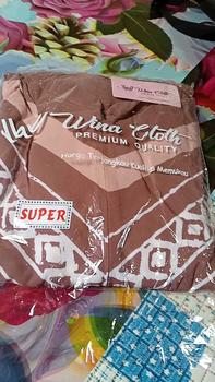 Product Review of WINA CLOTH - Gamis Batik Twill Rayon JUMBO Terbaru Terlaris Kasual Pesta Mewah Elegan Queen Milo L XL XXL XXXL from h**i 0