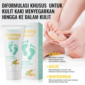 Kormesic Smooth Foot Cream 60g BPOM Krim Pelembut Kaki Lembut Halus Menyegarkan Perbaikan Kulit Retak Kasar Pelembab Dalam Soothing Natural Hydrating