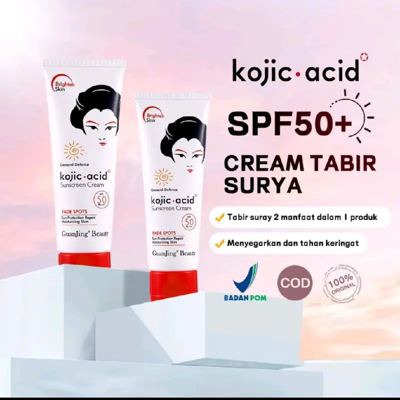 SUNSCREEN KOJID ACID (BPOM)  SPF 50 PA +++ SUNSCREEN WAJAH & TUBUH 3