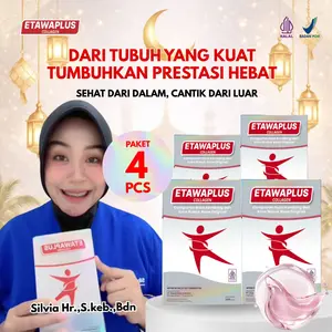 Etawaplus Collagen | Susu Etawa dengan Collagen Premium | Nutrisi Keseimbangan Tubuh | Menjaga Kesehatan Hormon | Membantu Sirkulasi Haid | Merawat Kulit dari Dalam 4 Box
