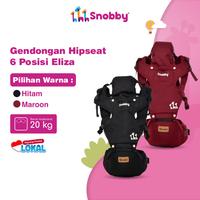 Gambar Snobby Gendongan Hipseat 6 Posisi Eliza SBG5770 Warna Hitam & Maroon - Hitam dari SnobbyBaby Kota Bandung 1 Tokopedia