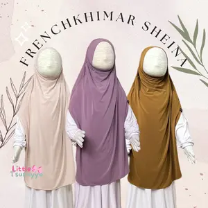 Little Tsurayya - Frenchkhimar Sheina Anak bahan Jersey