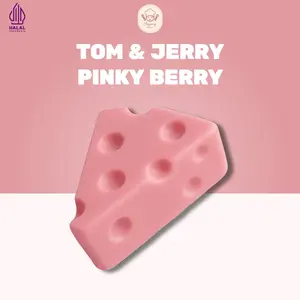 Pinky Berry Coklat Dubai Tom & Jerry Pistachio Kunafa Strawberry 75g - Yayang Dessert Coklat Dubai Tom & Jerry Pistachio Kunafa