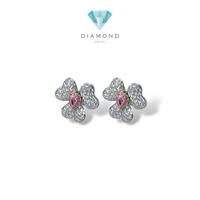 Gambar Diamond Flower Pink earring 18k-Diamond Jewelry dari Diamond Jewelry Kota Administrasi Jakarta Utara 1 Tokopedia