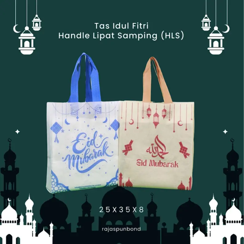 25 Eid Mubarok CM Putih T Biru Tua