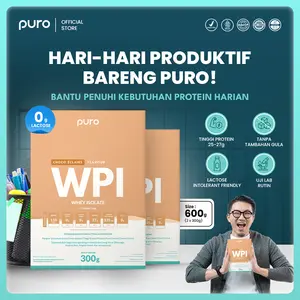 Puro WPI Whey Isolate ISOPRO 90 Susu Protein 600gr