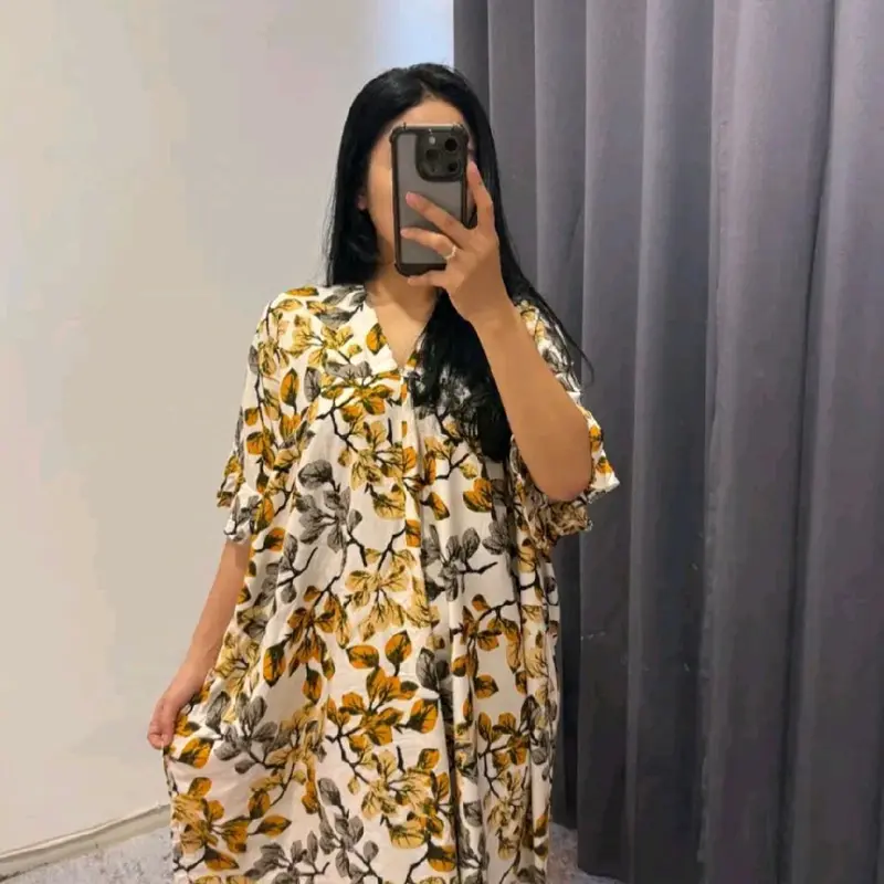 Terlaris | Daster Paula Bahan Rayon Santung Busui Frenly 4