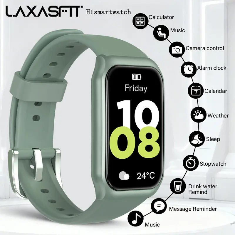 Women Smart Watch H1 Bracelet Waterproof Silver Amazon.com: Smart Watch for Women, 1.19 main image 3