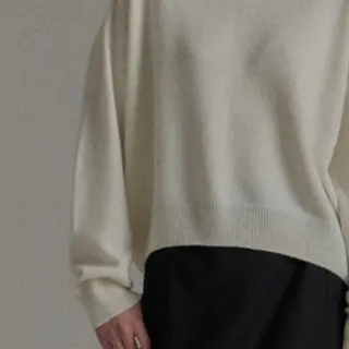 Kaiah Style || Debby Cropped Oversized Sweater | Sweater Crop Oversized Polos 1