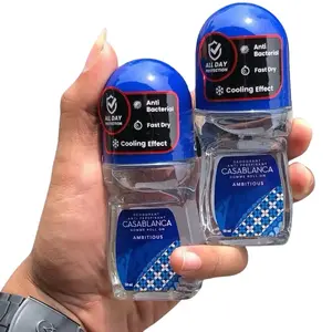 2 PCS | Casablanca Deodoran Anti Perspirant Roll On 50ml Ambitious | Anti Bakteri dan Cepat Kering Deodorant Antiperspirant Ketiak Bau