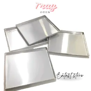 3 Pcs Loyang Kue Oven Trey Ukuran 21 x 28 - Batast Store kering